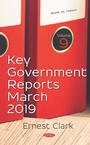 Cover: Key Government Reports. Volume 9: March 2019 - Nova Science Publishers Inc