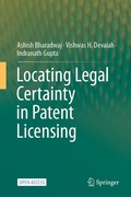 Cover: Locating Legal Certainty in Patent Licensing - Springer