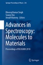 Cover: Advances in Spectroscopy: Molecules to Materials - Springer