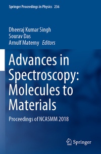 Abbildung von: Advances in Spectroscopy: Molecules to Materials - Springer