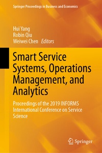 Enlarge image Cover: Smart Service Systems, Operations Management, and Analytics - Springer