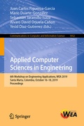 Cover: Applied Computer Sciences in Engineering - Springer