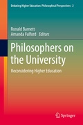 Cover: Philosophers on the University - Springer