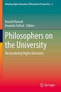 Cover: Philosophers on the University - Springer