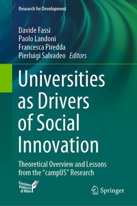Enlarge image Cover: Universities as Drivers of Social Innovation - Springer