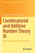 Bild: Combinatorial and Additive Number Theory III - Springer