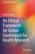 Cover: An Ethical Framework for Global Governance for Health Research - Springer