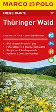 Cover: MARCO POLO Freizeitkarte Th&uuml;ringer Wald 1:100 000 - MAIRDUMONT