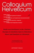 Cover: Musik und Emotionen in der Literatur - Aisthesis