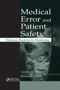 Cover: Medical Error and Patient Safety - CRC Press