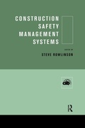 Cover: Construction Safety Management Systems - Routledge