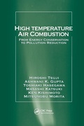 Cover: High Temperature Air Combustion - CRC Press