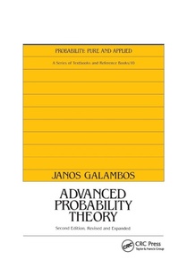 Enlarge image Cover: Advanced Probability Theory, Second Edition, - CRC Press