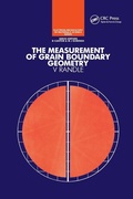 Cover: The Measurement of Grain Boundary Geometry - CRC Press