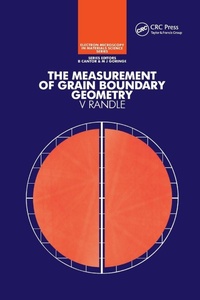 Enlarge image Cover: The Measurement of Grain Boundary Geometry - CRC Press