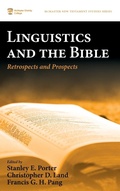 Cover: Linguistics and the Bible - Wipf & Stock Publishers