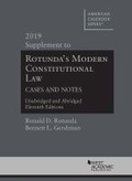 Cover: Modern Constitutional Law Cases and Notes, 2019 Supplement to Unabridged and Abridged Versions - West Academic Press