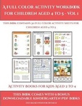 Cover: Activity Books for Kids Aged 2 to 4 (A full color activity workbook for children aged 4 to 5 - Vol 1) - Activity Books for Toddlers
