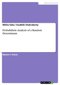 Enlarge image Cover: Probabilistic Analysis of a Random Determinant - GRIN Verlag