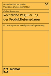 Abbildung von: Rechtliche Regulierung der Produktlebensdauer - Nomos