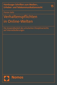 Abbildung von: Verhaltenspflichten in Online-Welten - Nomos
