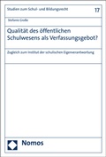 Abbildung von: Qualität des öffentlichen Schulwesens als Verfassungsgebot? - Nomos