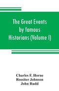 Cover: The great events by famous historians (Volume I) - ALPHA EDITION