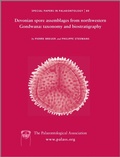 Cover: Special Papers in Palaeontology, Devonian Spore Assemblages from North-Western Gondwana - Wiley