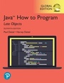 Cover: Java How To Program, Late Objects, Global Edition - Pearson