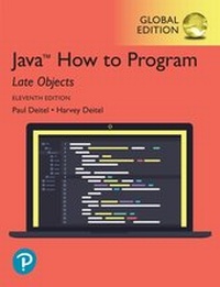 Enlarge image Cover: Java How To Program, Late Objects, Global Edition - Pearson
