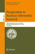 Bild: Perspectives in Business Informatics Research - Springer