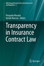 Cover: Transparency in Insurance Contract Law - Springer