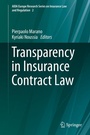 Cover: Transparency in Insurance Contract Law - Springer