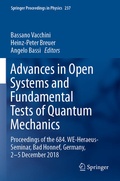 Cover: Advances in Open Systems and Fundamental Tests of Quantum Mechanics - Springer