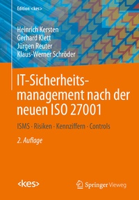 Abbildung von: IT-Sicherheitsmanagement nach der neuen ISO 27001 - Springer Vieweg