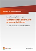 Cover: Sinnstiftende Lehr-Lernprozesse initiieren - Waxmann
