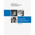 Cover: Screening, Funktionsteste - DOZ-Verlag Optische Fachver&ouml;ffentlichung