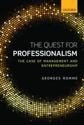 Cover: The Quest for Professionalism - Oxford University Press