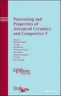 Enlarge image Cover: Processing and Properties of Advanced Ceramics and Composites V - Ceramic Transactions, Volume 240 - Wiley
