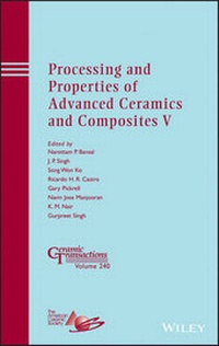 Enlarge image Cover: Processing and Properties of Advanced Ceramics and Composites V - Wiley