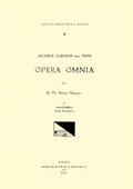Cover: CMM 4 Jacobus Clemens Non Papa (Ca. 1510-Between 1556 and 1558), Opera Omnia, Edited by Karel Philippus Bernet Kempers in 21 Volumes. Vol. II Souterliedekens (Psalmi Neerlandici) - American Institute of Musicology, Inc.