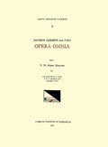Cover: CMM 4 Jacobus Clemens Non Papa (Ca. 1510-Between 1556 and 1558), Opera Omnia, Edited by Karel Philippus Bernet Kempers in 21 Volumes. Vol. XX Cantiones Sacrae Ex Libris V & VI Postume Editis Lovanii MDLIX - American Institute of Musicology, Inc.