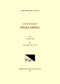 Cover: CMM 62 Jacobus Regnart (Ca. 1540-1599), Opera Omnia, Edited by Walter Pass in 9 Volumes. Vol. IV Sacrae Aliquot Cantiones, 1575 - American Institute of Musicology, Inc.