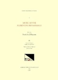 Cover: CMM 32 Music of the Florentine Renaissance, Edited by Frank A. d'Accone. Vol. IX Francesco Corteccia (1502-1571), Collected Secular Works: The Second Book of Madrigals for Four Voices - American Institute of Musicology, Inc.