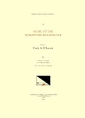 Cover: CMM 32 Music of the Florentine Renaissance, Edited by Frank A. d'Accone. Vol. XI Francesco Corteccia (1502-1571), Collected Sacred Works: Music for the Triduum Sacrum - American Institute of Musicology, Inc.