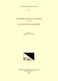 Cover: CMM 86 Le Gendre, Maille, Morpain (1538-1554), Collected Chansons, Edited by Clement A. Miller - American Institute of Musicology, Inc.