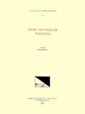 Cover: Cekm 45 Hans Leo Hassler, Toccatas, Edited by Stijn Stribos - American Institute of Musicology, Inc.