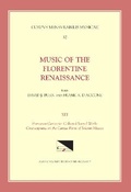 Cover: CMM 32 Music of the Florentine Renaissance, Edited by David Burn and Frank A. d'Accone. Vol. XIII Francesco Corteccia: Collected Sacred Works: Counterpoints on the Cantus Firmi of Solemn Masses - American Institute of Musicology, Gmbh
