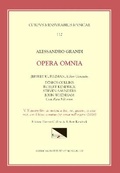 Cover: CMM 112 Alessandro Grandi (Ca. 1586-1630), Opera Omnia, Edited by Jeffrey Kurtzman, Et Al., Vol. 5. Il Quatto Libro de Motetti a Due, Te, Quattro, Et Sette Voci, Con Il Basso Continuo Per Sonar Nell'organo (1616) - American Institute of Musicology, Gmbh