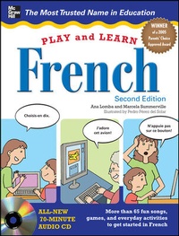 Enlarge image Cover: Play and Learn French with Audio CD - McGraw-Hill Contemporary